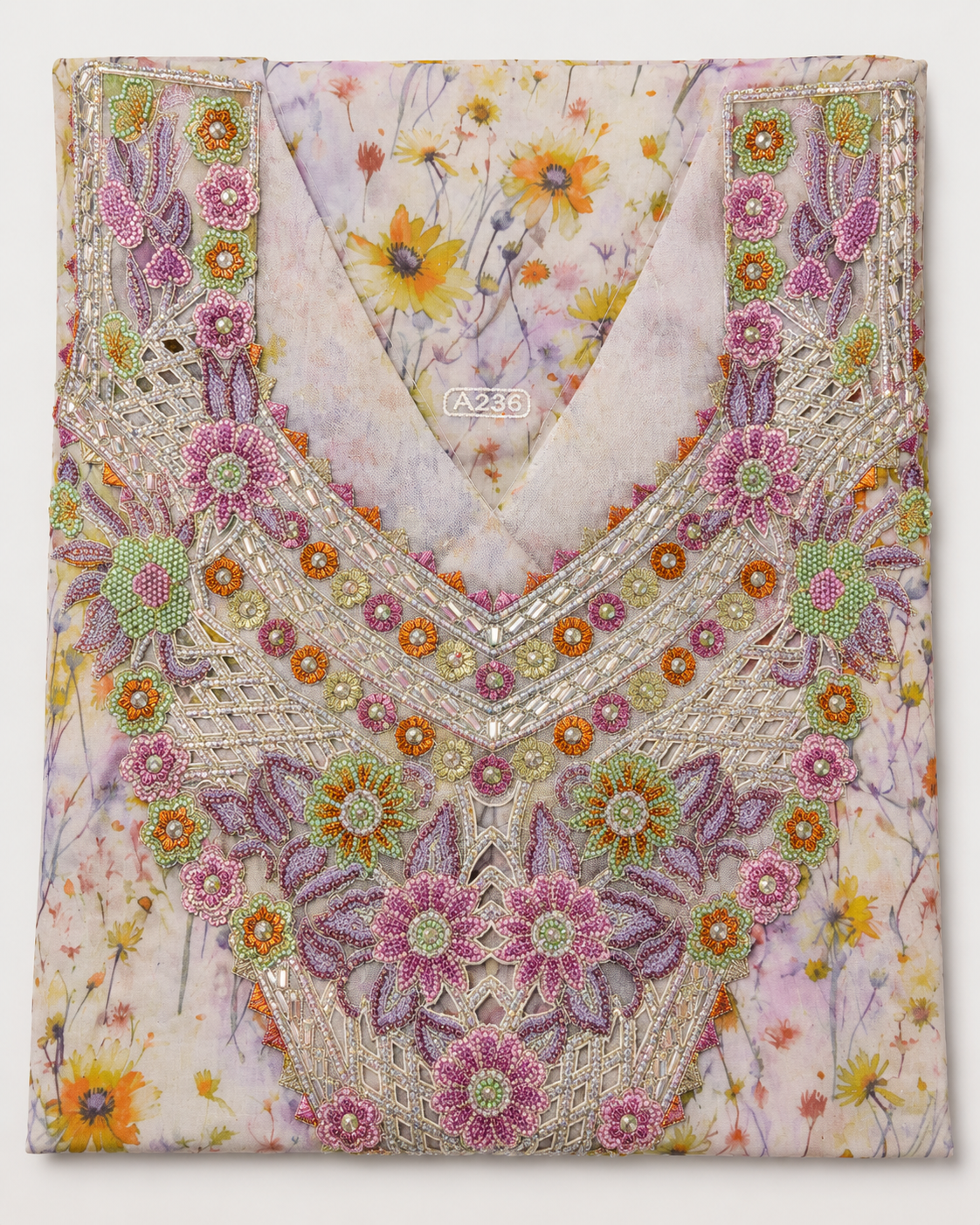 Pastel Floral Mukhawar