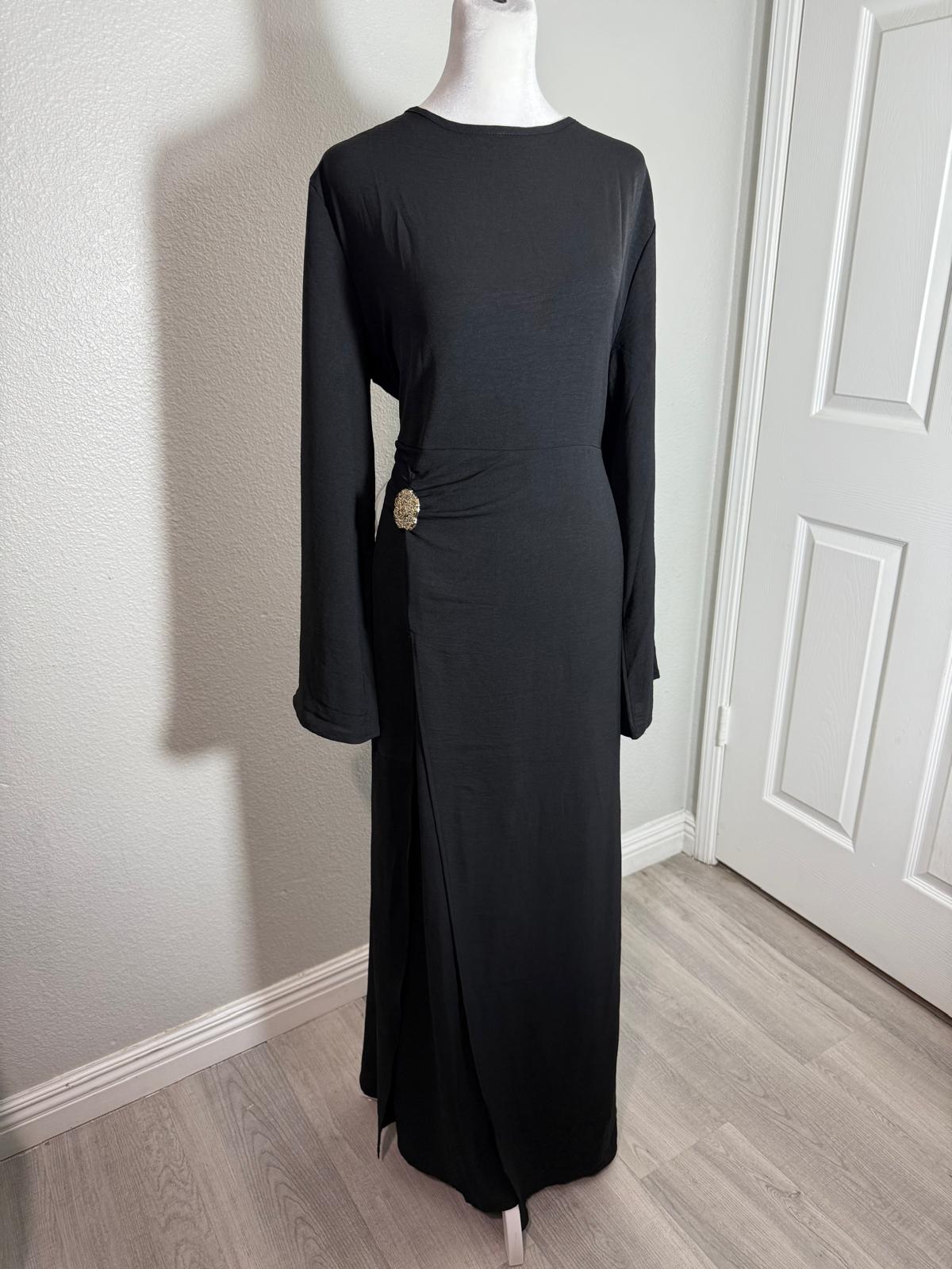 Black Side Detail Dress